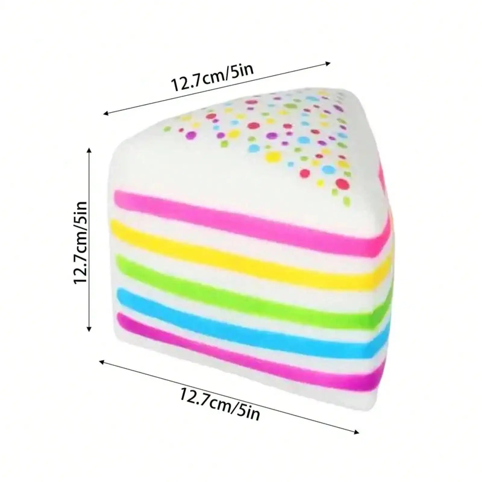 Rainbow Layer Cake Dumpling Squishy