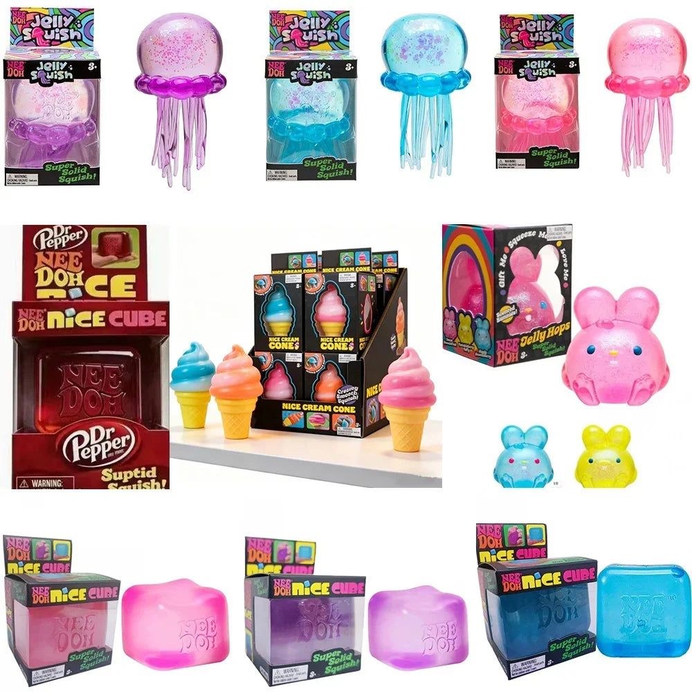 Jellyfish & Rabbit Squeeze Cube