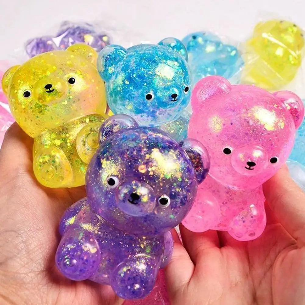 Glitter Capybara Squishy Toy