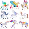 Classic Rainbow Pegasus Unicorn Figure