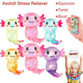 Glitter Axolotl Squishy Toy