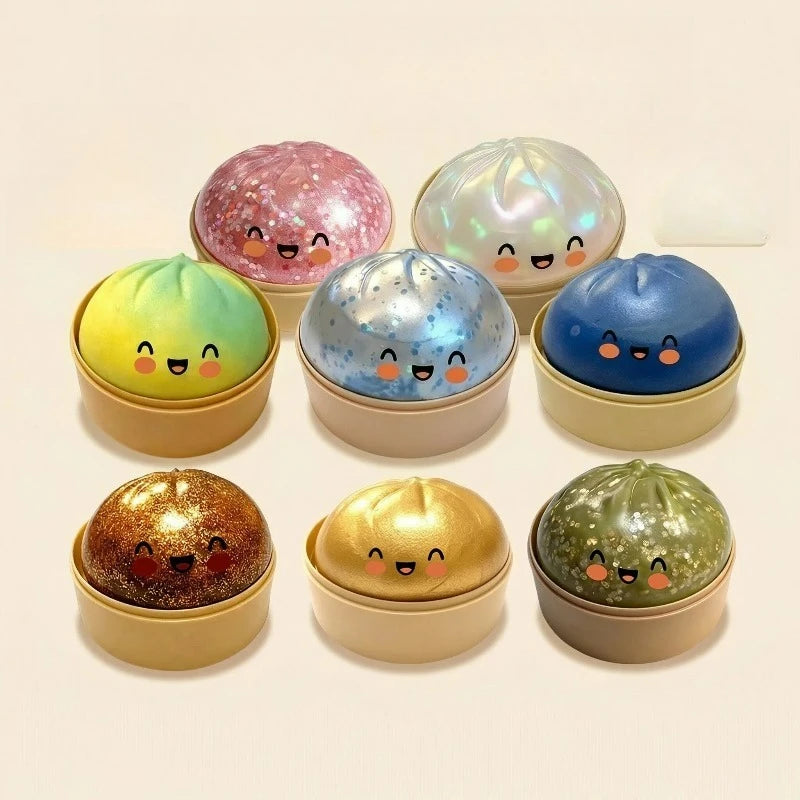 Glitter Dumpling Mystery Squishy — Surprise Style