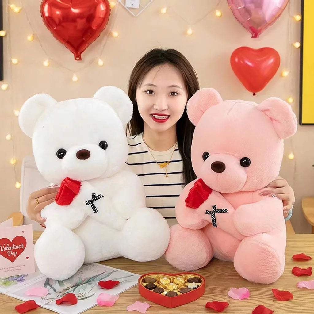Rose Bear Plush Gift