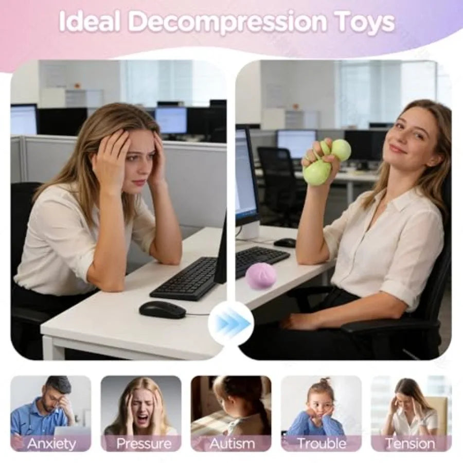 Dumpling Squishy Mystery Box — Viral Bao Bun Stress Relief Toy
