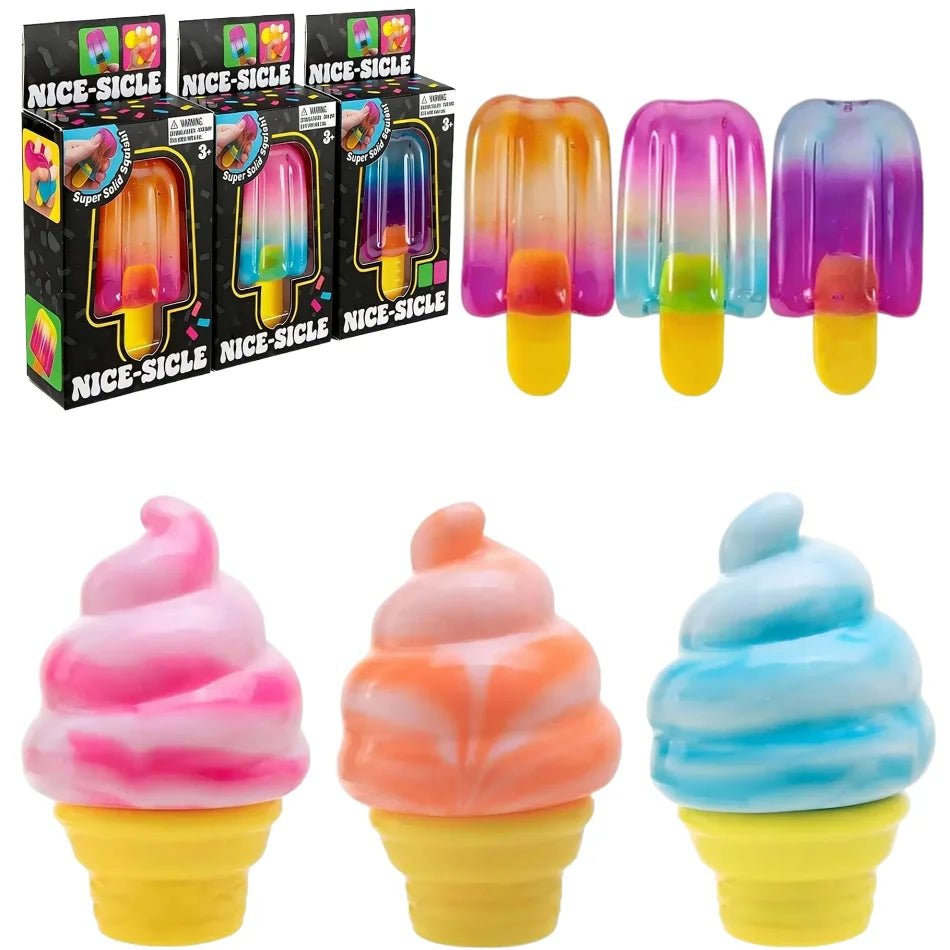 Ice Cream Color Squeeze Cube