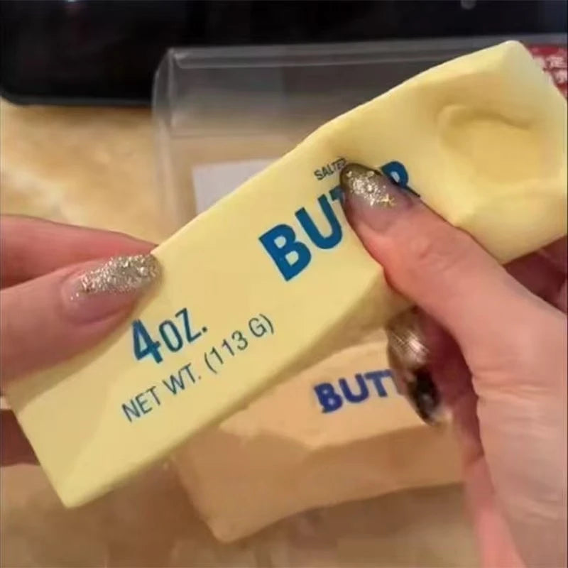 Butter Stick Slow Rise Squishy Toy — Kids Elastic Squeeze Prank Gift
