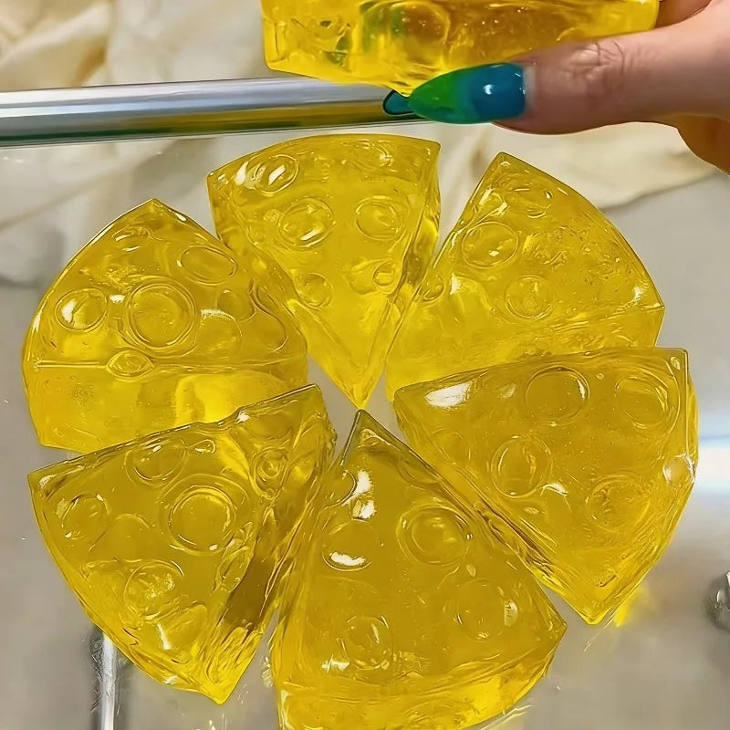 Honey Cheese Square Mochi Squishy — Soft Anti-Stress Sensory Gift for Adults