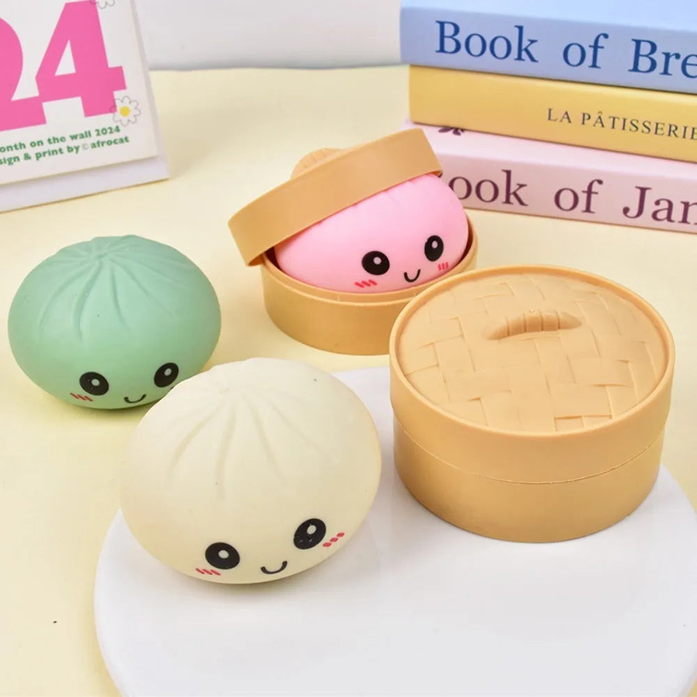 Colorful Dumpling Mochi Squishy Ball — Anti-Anxiety Dopamine Toy