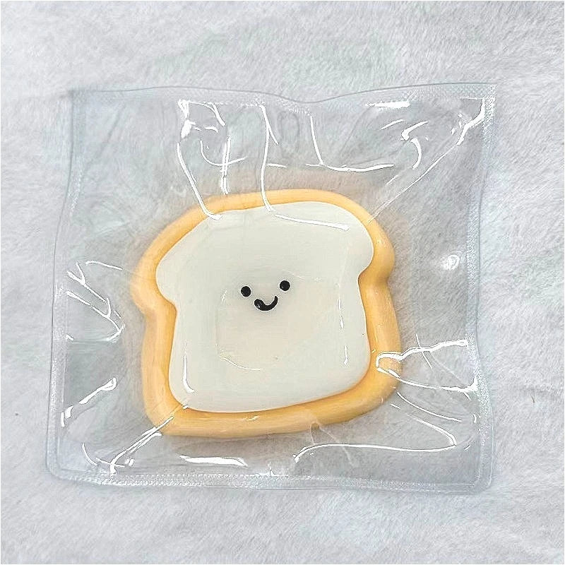 Soft Toast Bread Squishy Squeeze Toy