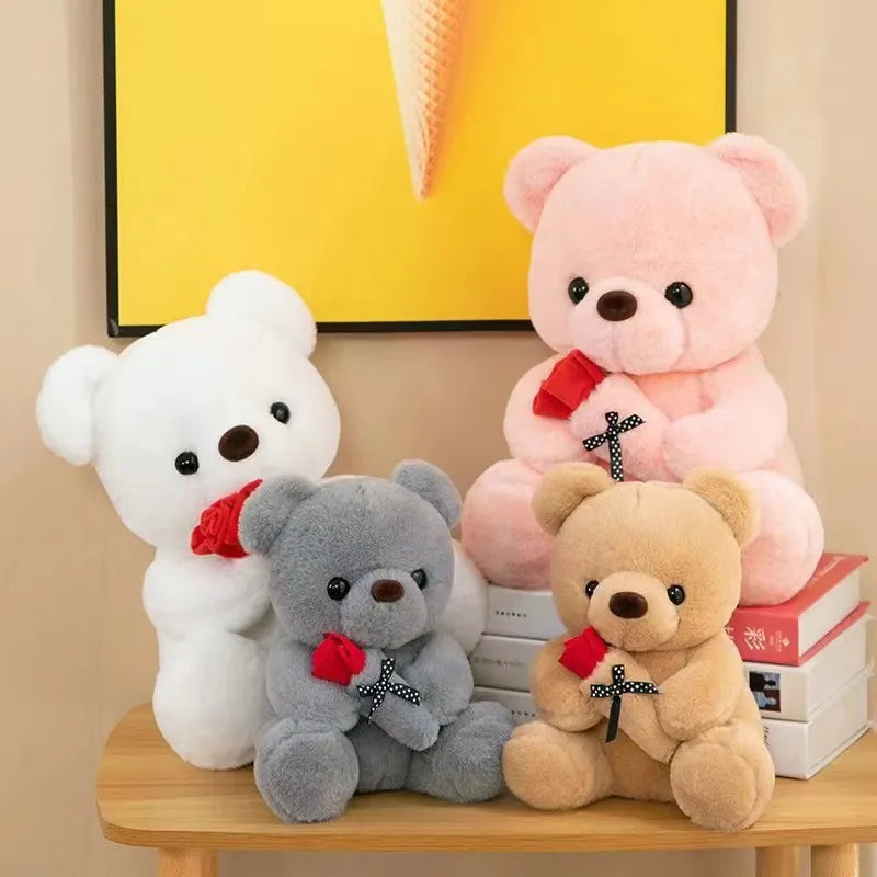 Rose Bear Plush Gift
