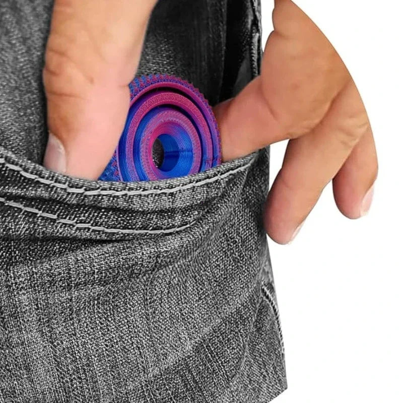 3D Printed Rotating Ball Toy — O-Shape Fingertip Gyroscope Decompression Gadget