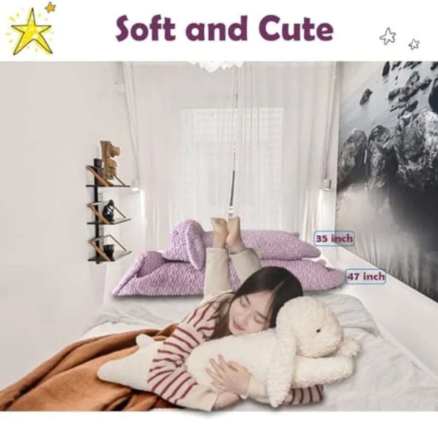 Long Rabbit Plush Body Pillow