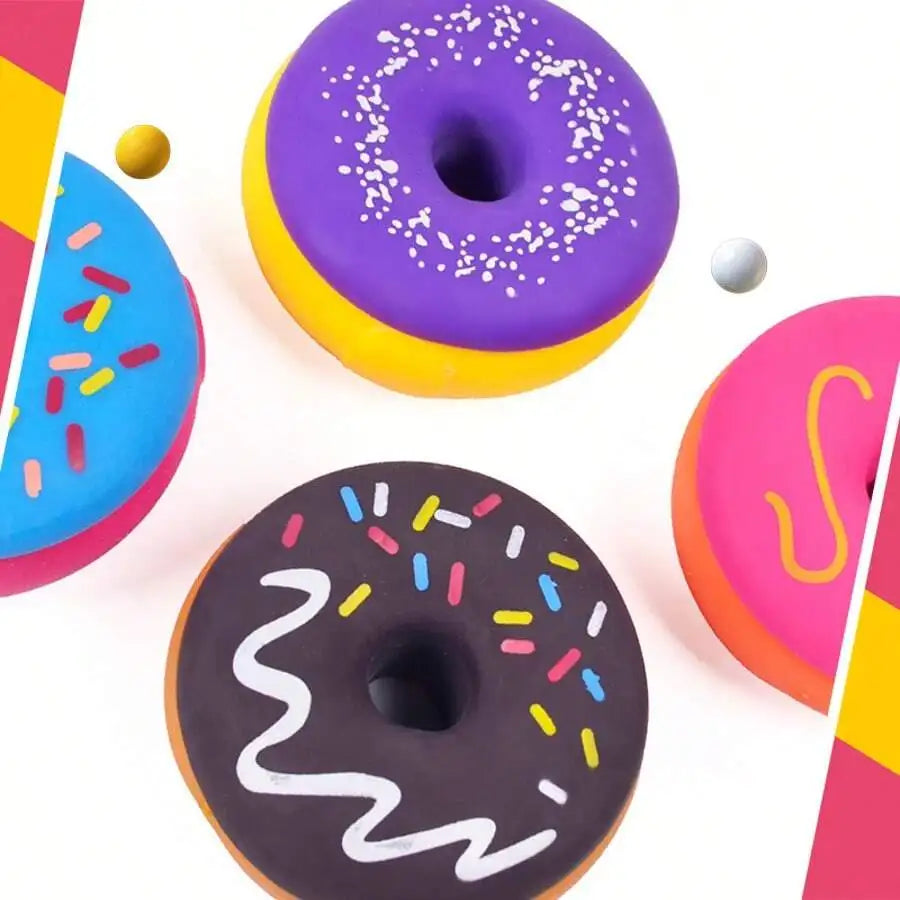 Squeezy Donut Sensory Toy — Soft Silicone (Multiple Colors)