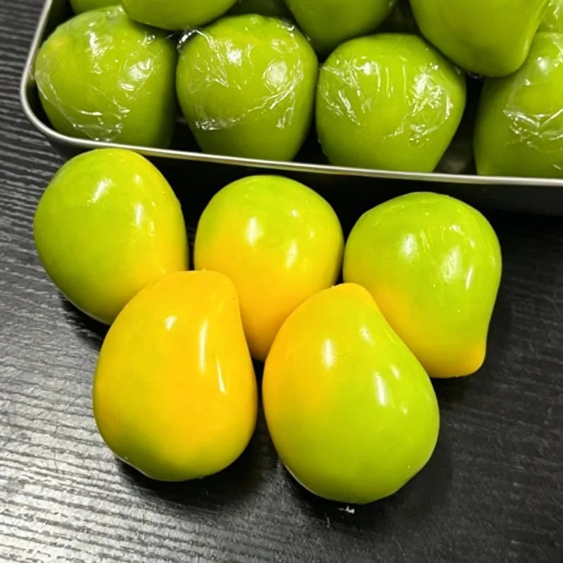 Color-Changing Mango Squishy Stress Ball — Handmade