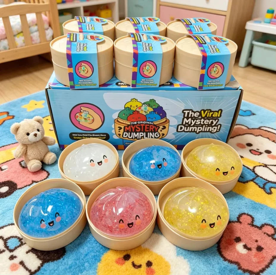 Glitter Dumpling Mystery Squishy — Surprise Style