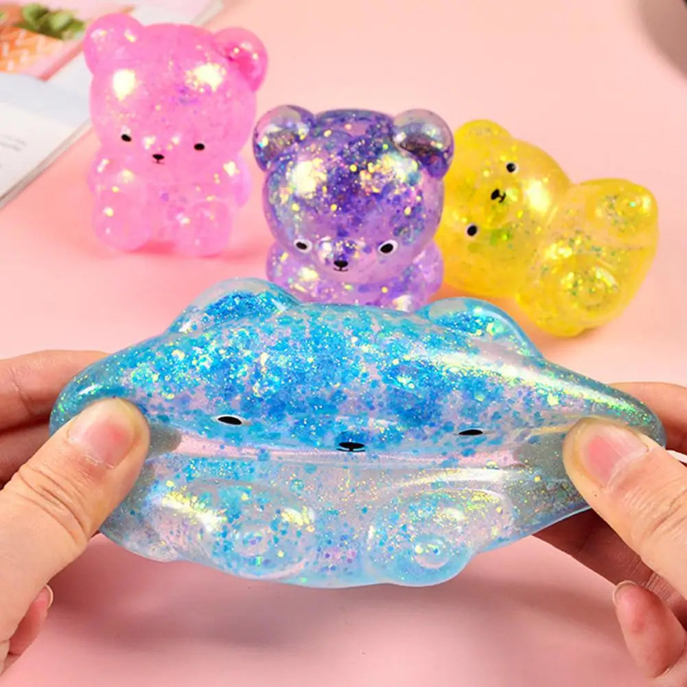 Glitter Capybara Squishy Toy