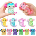 Aurora Axolotl Crystal Star Squishy — Stretch Toy