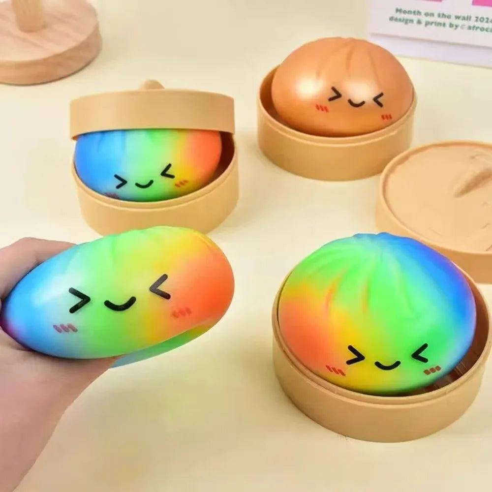Mystery Glitter Dumpling Squishy — XMAS Desk Squeeze Toy