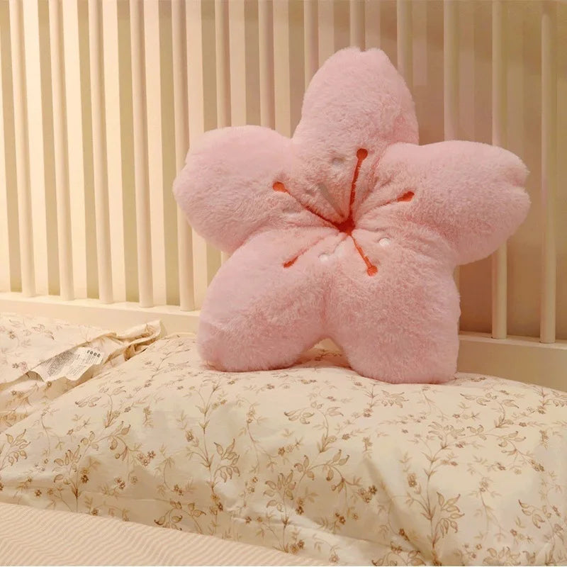 Cherry Blossom Flower Pillow