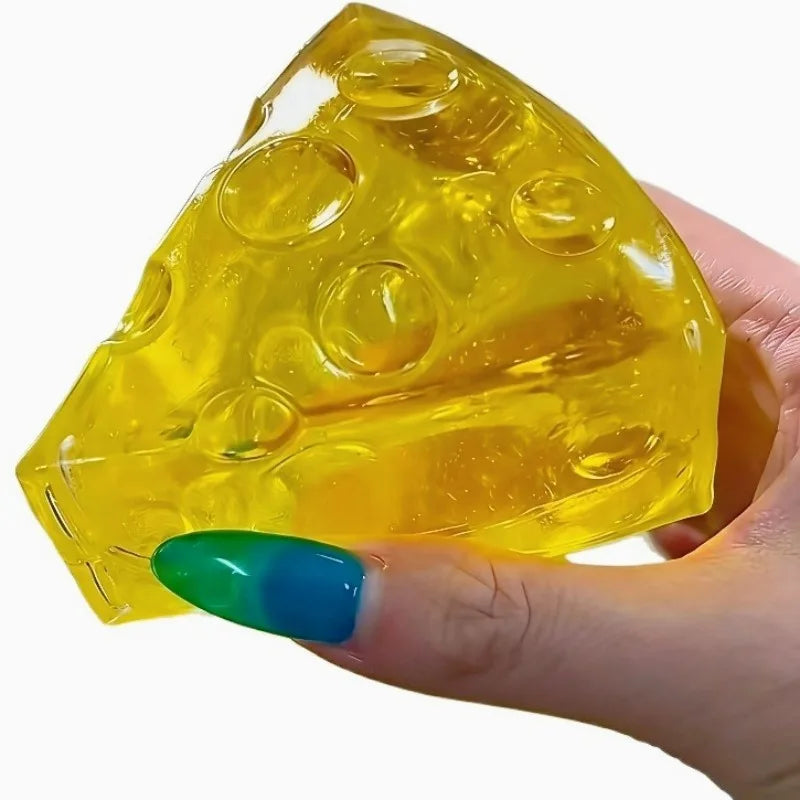 Honey Cheese Square Mochi Squishy — Soft Anti-Stress Sensory Gift for Adults