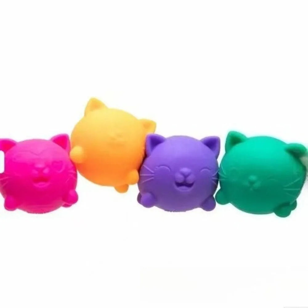 Cute Pet Cat Squeeze Toy — Children Decompression Pinch Music Sensory
