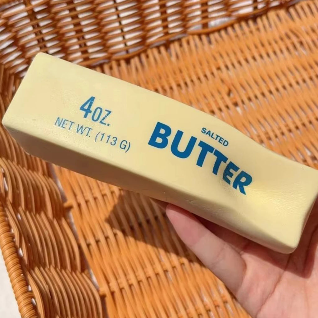 Butter Stick Fidget Toy 14/24cm — Squishy Elastic Cheese Stick Stress Reliever