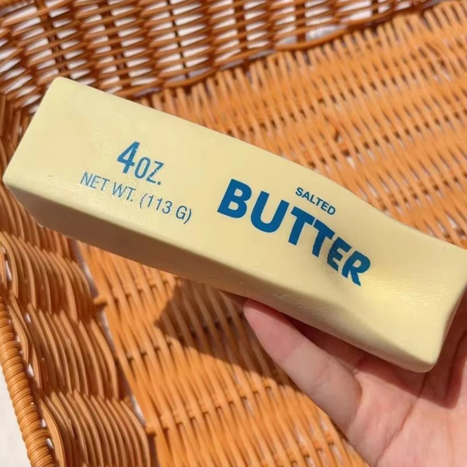 Butter Stick Fidget Toy 14/24cm — Squishy Elastic Cheese Stick Stress Reliever