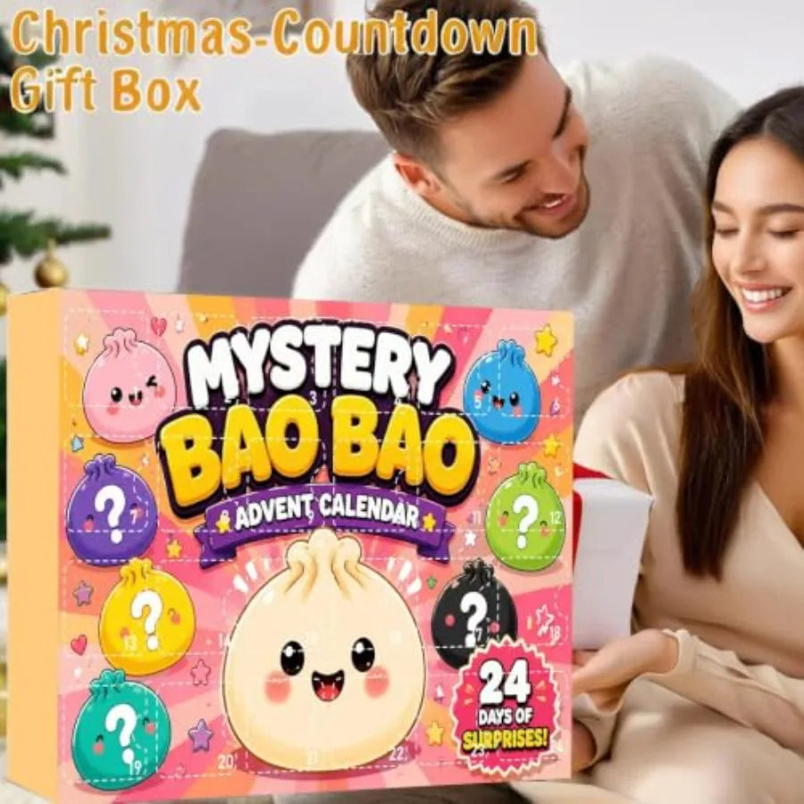 24-Day Dumpling Squishy Advent Calendar Countdown Blind Box