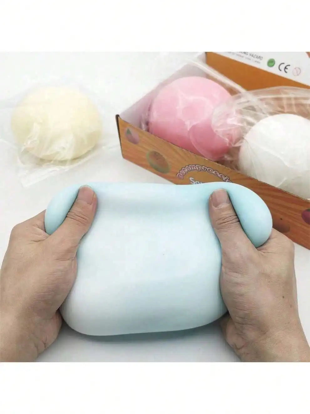 Oversized Cheese Ball Squishy