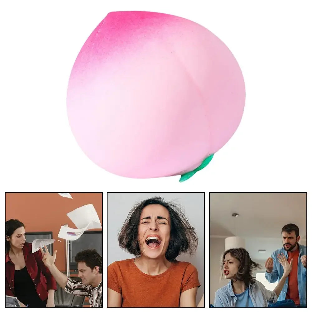Pink Peach Squishy Toy