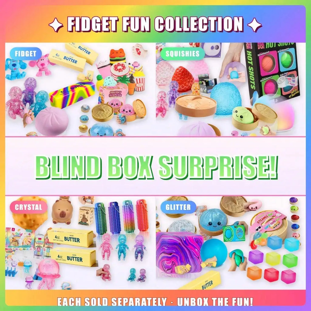 Mystery Squishy Blind Box — 100 Styles (Random)