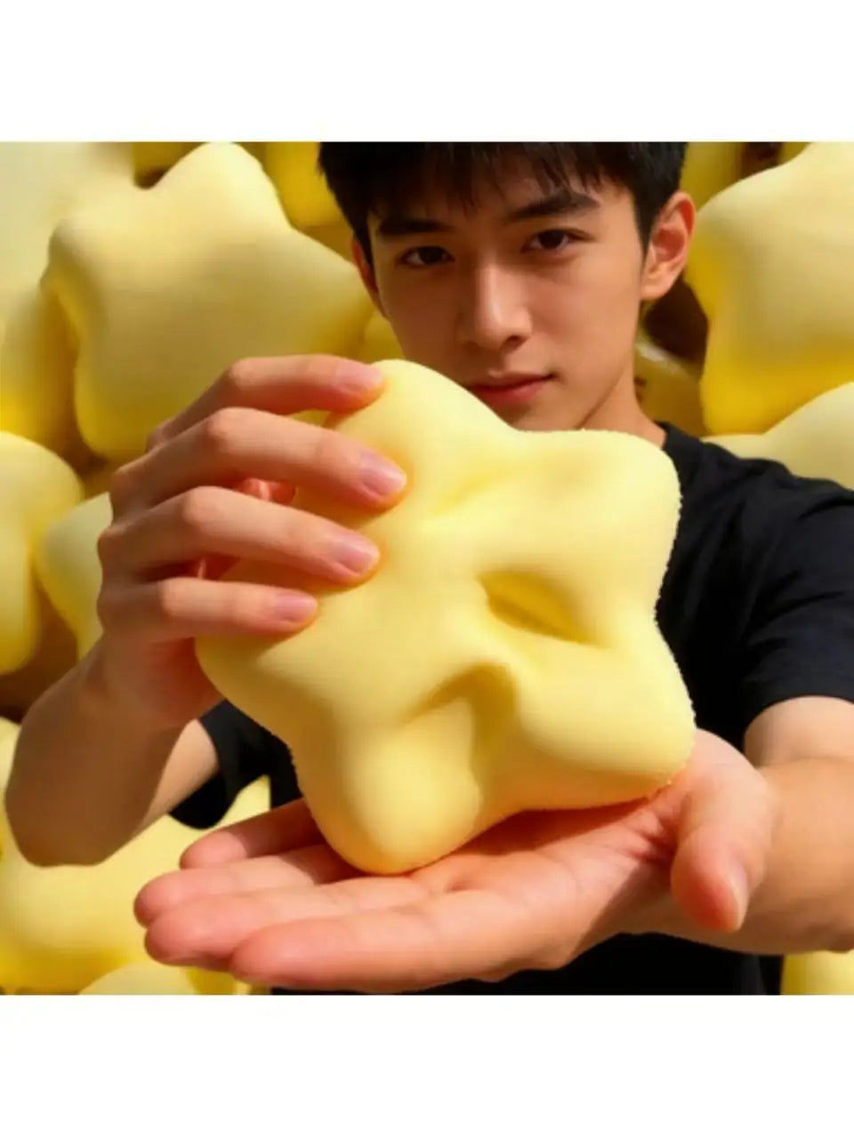 Kawaii Yellow Star Squishy Toy