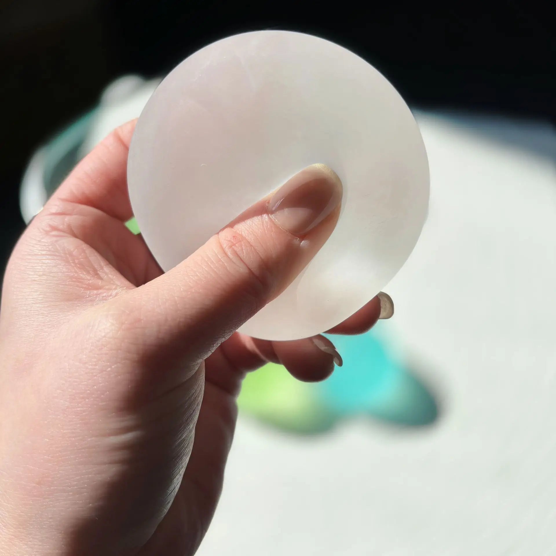 Blue Maltose Transparent Squishy — Slow Rebound Decompression Fidget Toy