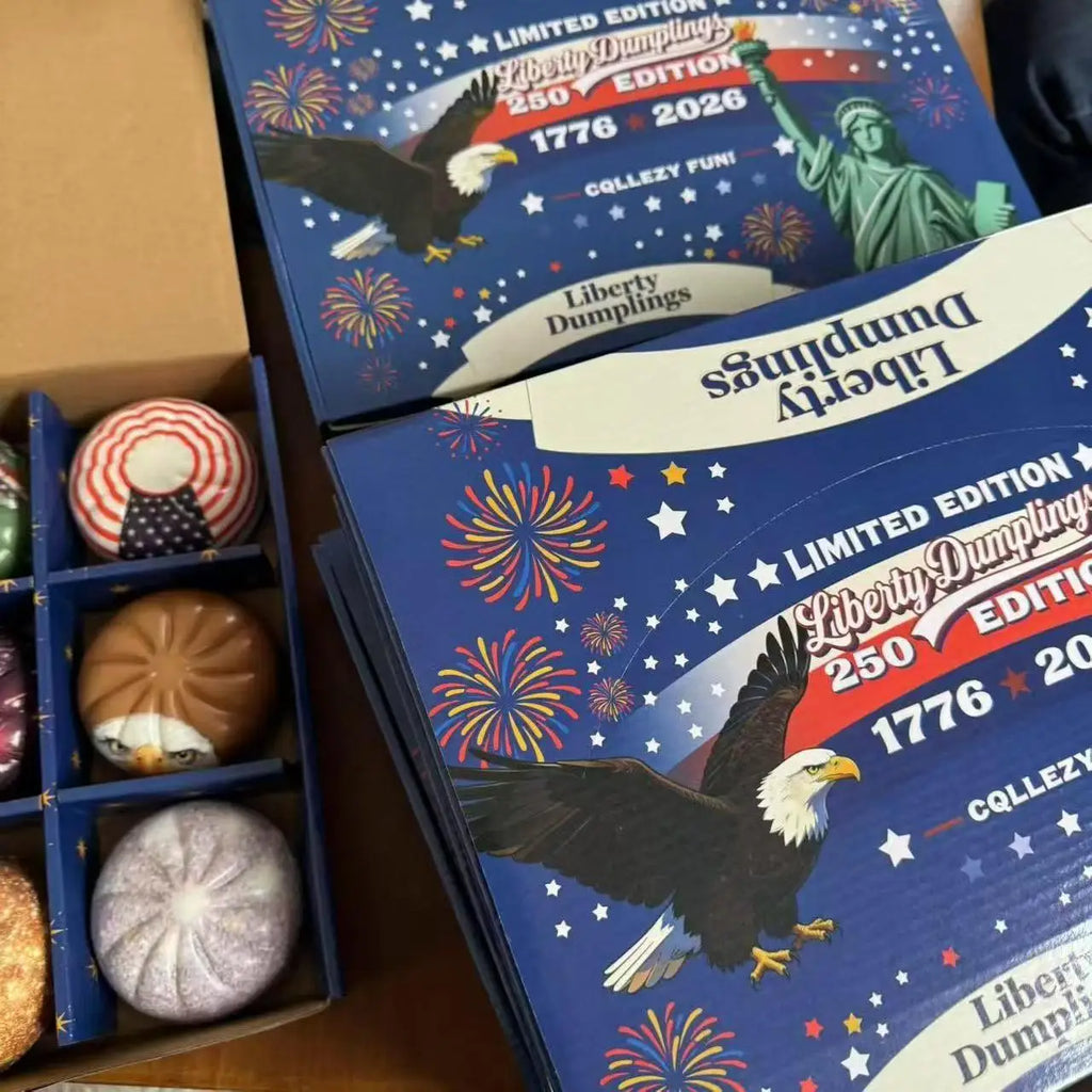 Liberty Dumplings Squishy Set — USA 250th Anniversary (12-Pack)