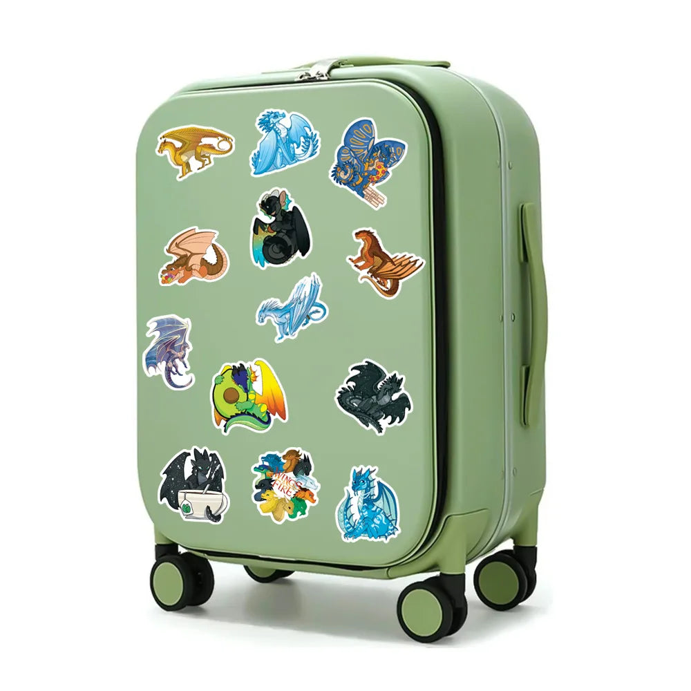 Dragon Cartoon Sticker Pack - DIY Decals