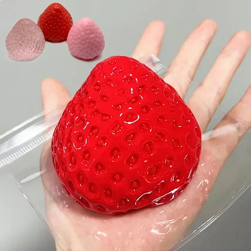 Big Strawberry Squishy Toy